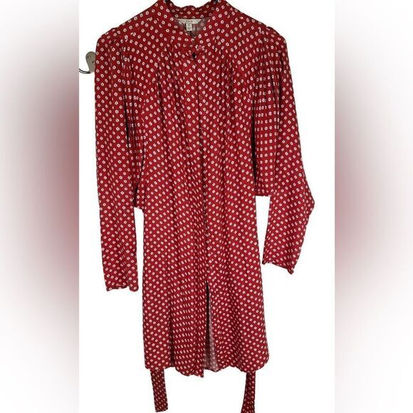 Joie | Myune Women’s Dress Size XS Button Front Shirt Ditsy Print dolman sleeves - Picture 3 of 13